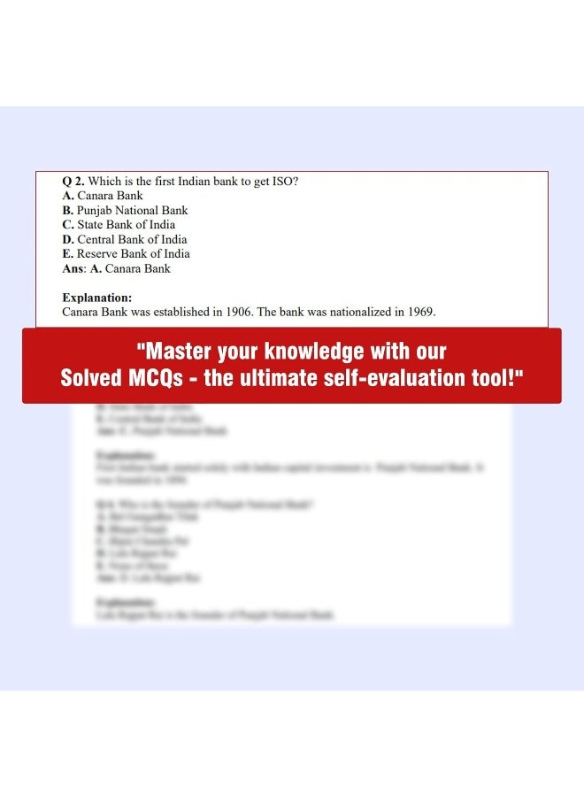 General/Financial Awareness (Vol 1) Topicwise Notes for All Banking Related Exams | A Complete Preparation Book for All Your Banking Exams with Solved MCQs | IBPS Clerk, IBPS PO, SBI PO, SBI Clerk, RBI and Other Banking Exams  - Image 4