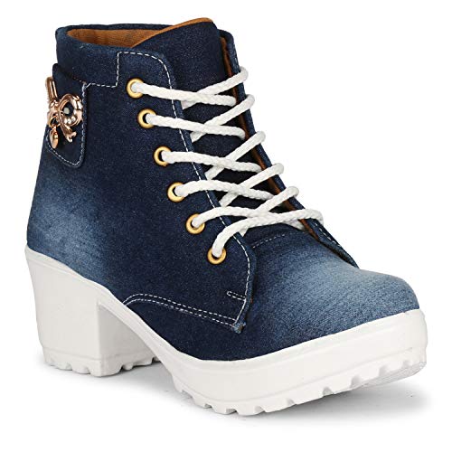 KRAFTER Women's & Girl's Classic Winter Boot-HP-Dark Blue-113-39 - Image 3