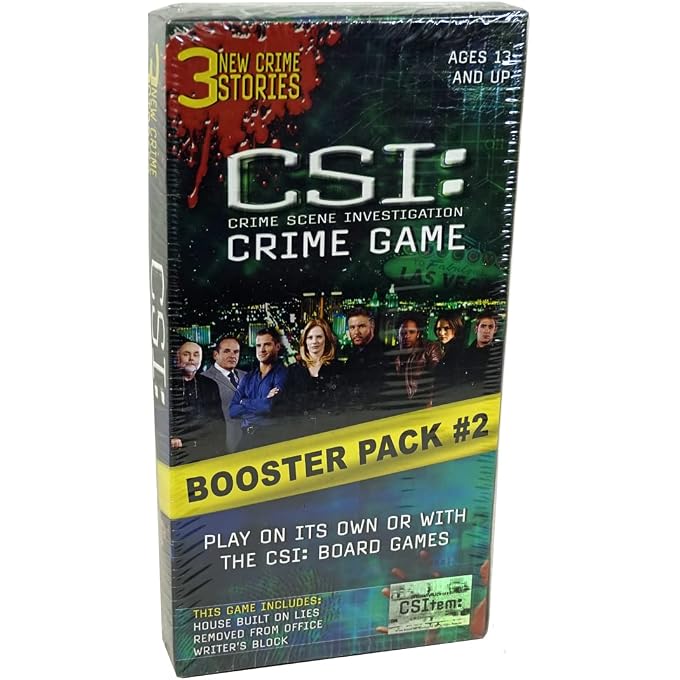 إس بي جي لعبة CSI: Crime وحزمة التعزيز رقم 2 ~ 3 قصص جريمة جديدة - Image 1