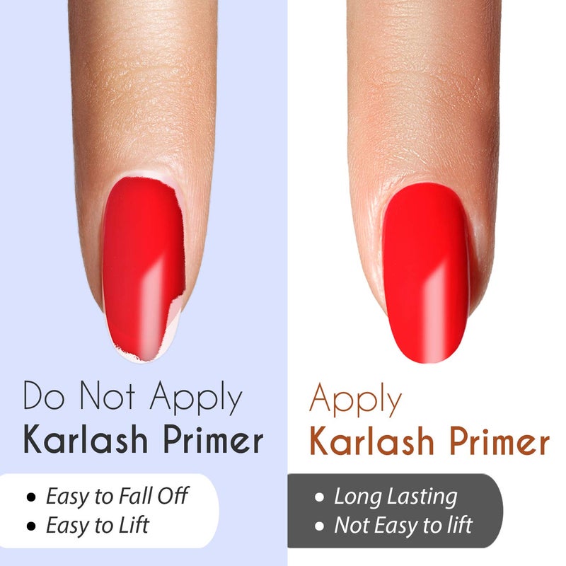 Karlash Professional Made in USA Natural Nail Prep Dehydrate & Acid-Free Bond Primer, Nail Bonding, Superior Bonding Primer for Acrylic Powder and Gel Nail Polish 0.5 oz Kit - Image 2