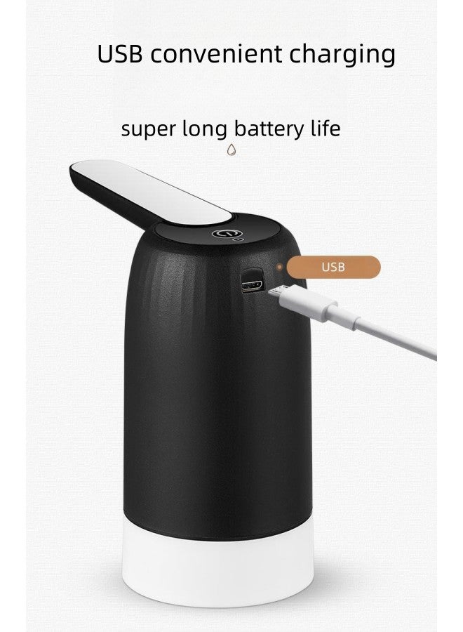 WAOKN Rechargeable Cordless Electric Gallon Bottled Drinking Water Pump Water Dispenser Switch, Automatic Electric Drinking Water Portable Button Pump for Kitchen, Home Office and Outdoor Camping - Image 5