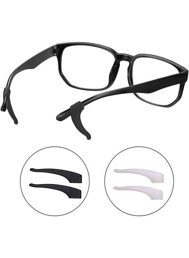 Ear Clip Holder for Glasses Nose Pad Silicone Anti-Slip Glasses Glasses Temple Tip Sleeve Holder Extender for Adult And Children Glasses Sunglasses, 14 Pairs - Image 3