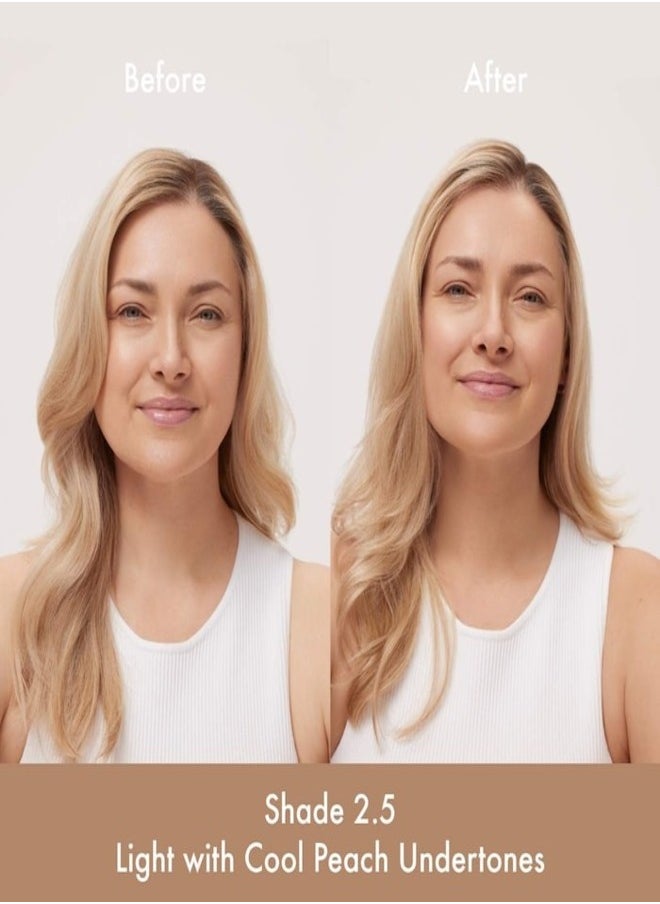 SUMMER FRIDAYS Summer Fridays Sheer Skin Tint with Hyaluronic Acid & Squalane – Lightweight, Hydrating Coverage, Shade 2.5 - light with cool peach undertones 30ml  - Image 3