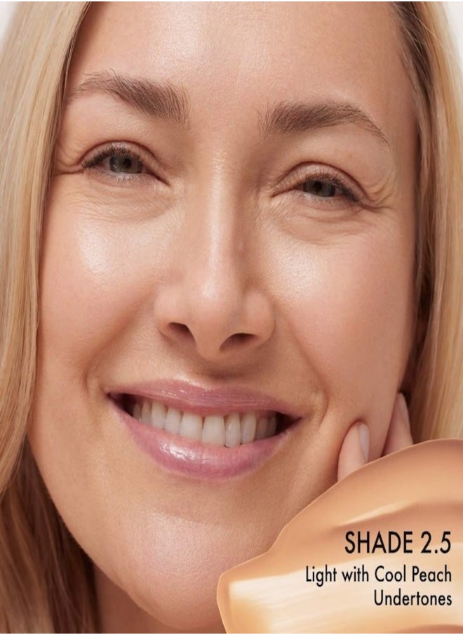 SUMMER FRIDAYS Summer Fridays Sheer Skin Tint with Hyaluronic Acid & Squalane – Lightweight, Hydrating Coverage, Shade 2.5 - light with cool peach undertones 30ml  - Image 2