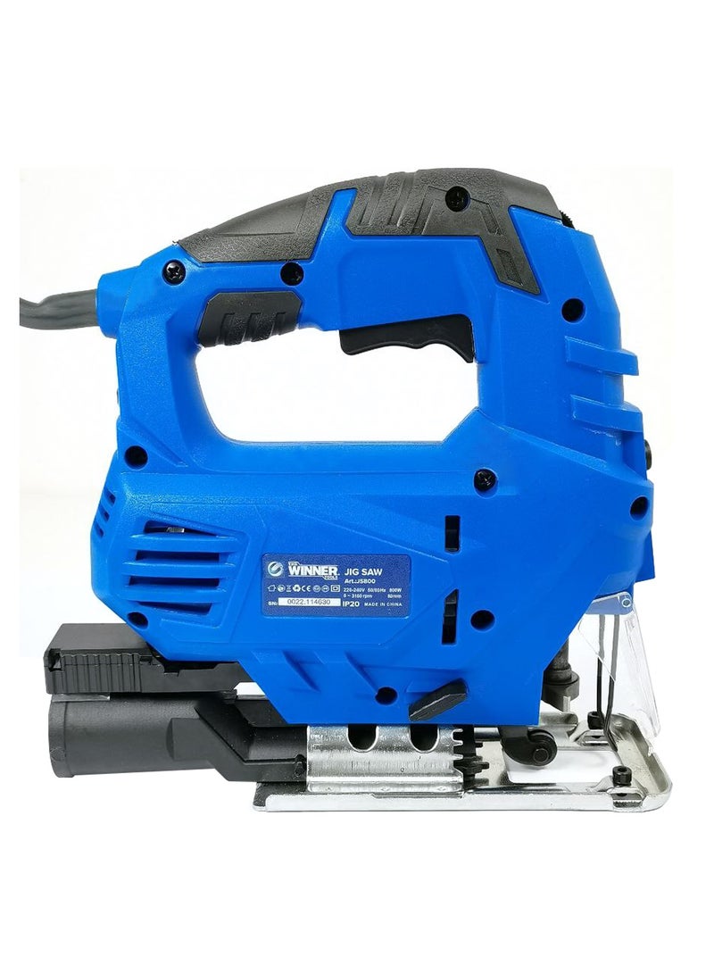 وينر آلة المنشار الكهربائي اللاسلكي من Winner Tools بقوة 800 واط - جودة ممتازة، اهتزاز منخفض، خفيفة الوزن - Image 3