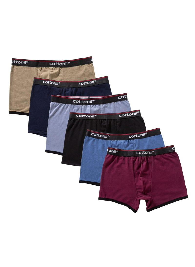 Cottonil Pack of 6 Cotton Every Day Boxer Underwear for Men - Image 1
