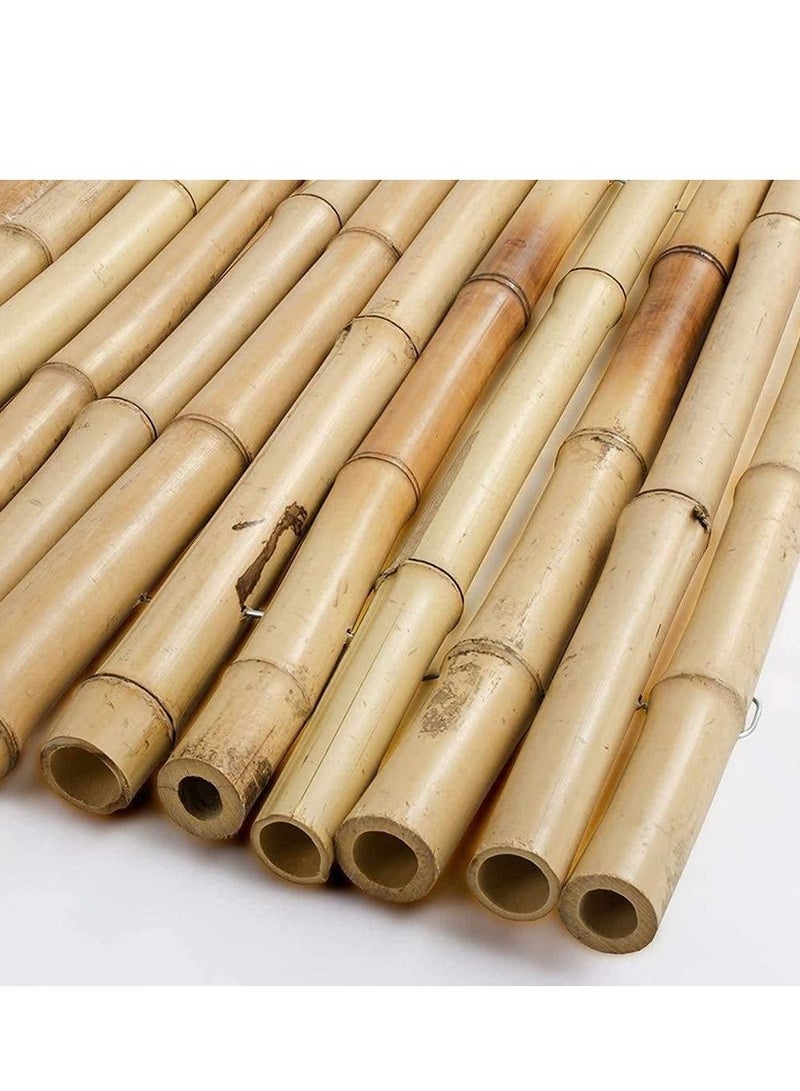 LINGWEI Bamboo Poles Garden Stacks Beige 2.5x120x2.5cm 10pcs  - Image 2