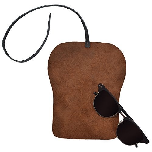 Hide & Drink, Rustic Leather Sunglass Wrap, Slim Travel, Soft Eye Glasses Storage, Handmade Includes 101 Year Warranty (Bourbon Brown) - Image 3
