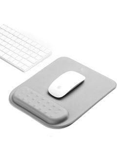 DMG TECH Mouse Pad Wrist Rest Memory Foam Mousepad Ergonomic Wrist Rest Support With Massage Design Non Slip Base Mouse Mat For Computer Gaming Office For Easy Typing Pain Relief  - Image 1