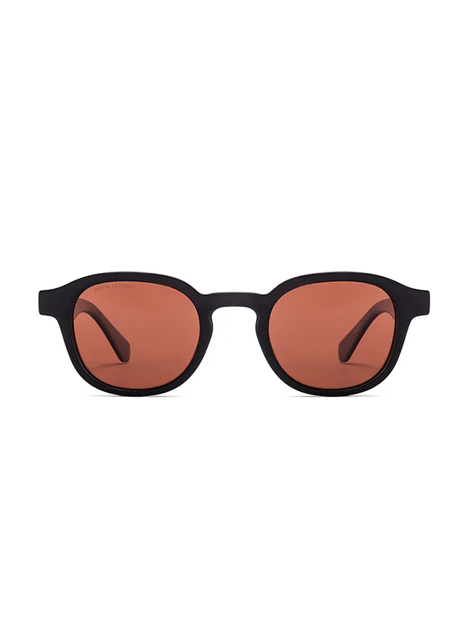 John Jacobs Green Gradient Gold Full Rim Round John Jacobs JJ Tints JJ S70014-C1 Sunglasses