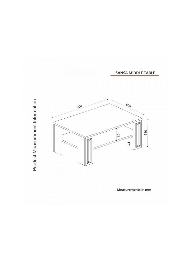 sahaba - Sansa Tv Table Coffee Table And Coffee Corner - Image 1