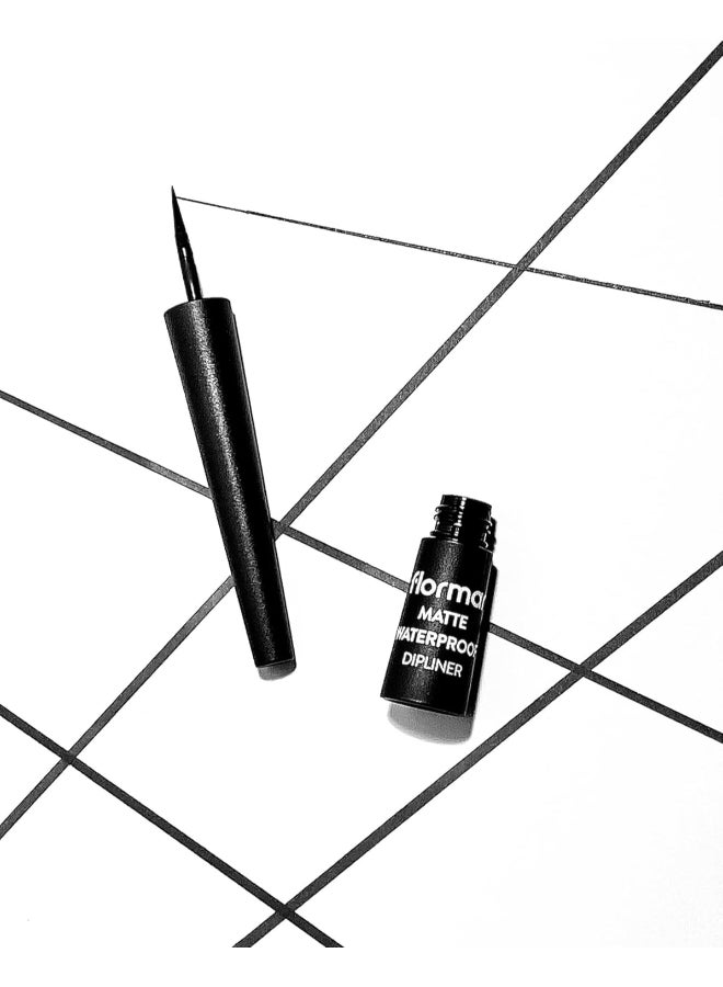 flormar Waterproof Matt Dipliner Black - Image 4