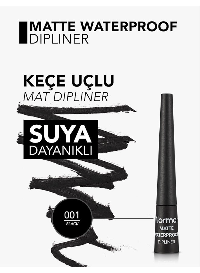 flormar Waterproof Matt Dipliner Black - Image 3