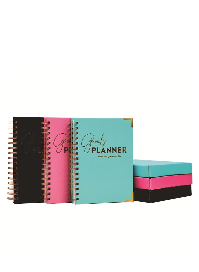 عام planner-2025 -- الأسبوعية والشهرية خطط دوامة ملزمة هدية مربع التعبئة والتغليف  - Image 5
