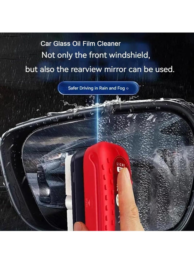 4 Pack Car Oil Film Cleaning Brush All-in-one Oil Film Cleaning Brush Upgrade Car Glass Oil Film Remover - Image 4
