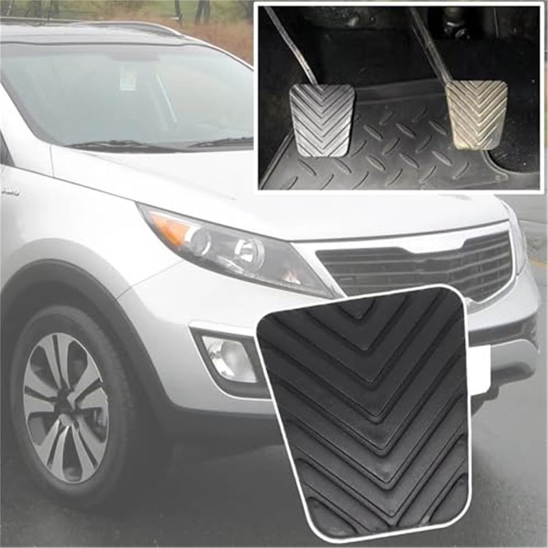 Wivplex Rubber Brake Clutch Pedal Pad Cover for Kia Sportage - Image 5