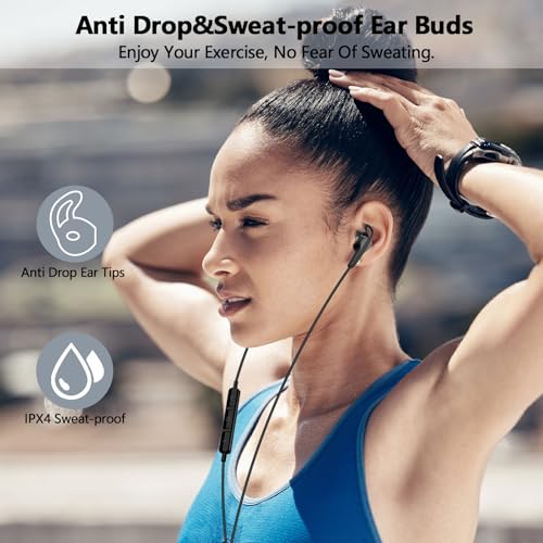 iMangoo USB C Headphones Wired Earbuds Digital Sound Earphones w/DAC Chip Clear Call Microphone for Apple iPhone 17 Air 16 15 Pro Max, Type C Ear Buds USBC Headset for Samsung Galaxy S25 Android Black - Image 2