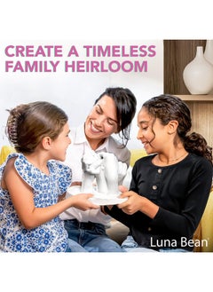 Luna Bean Luna Bean Huge Oversize XL Family Hand Casting Kit - Family Size Hand Molding Kit - Casts 6 Hands Comfortably Adults & Kids, Gifts for Family with Kids - Thanksgiving Gifts  - Image 2