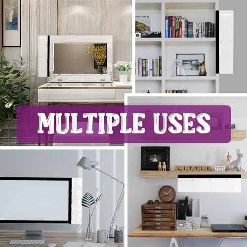 MDOZQ Office Desk Accessories 2pcs Monitor Memo Board Computer Message Board Office Supplies for Women Men Computer Sticky Note Holder with Functional Areas Home Office Accessories Office Must Haves - Image 5