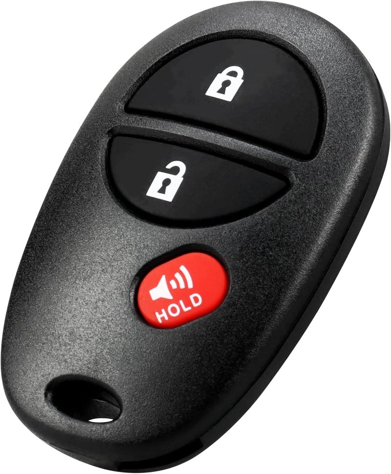 NPAUTO Key Fob Replacement Fits for Toyota Sienna 2004-2017, Tacoma 2005-2016, Tundra 2007-2017, Sequoia 2008-2017, Highlander 2008-2013, Keyless Entry Remote Control Car Key Fob, CGQ43VT20T - Image 1