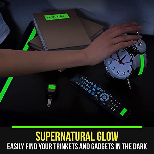 Lockport Glow in The Dark Tape - 30 Ft x 1 in - Bright - Rechargeable - Reflective - Glow Tape in The Dark - Halloween Decoration, Night Decorations, and Home Marking - Image 5