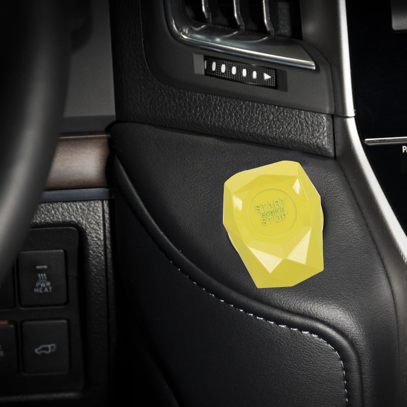 Car Engine Push Button Vehicle Start Button Cover Auto Protective Cover - Image 1