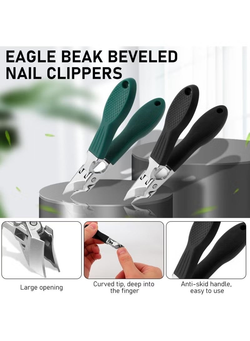 3PCS Ingrown Toenail Clippers Set, Beveled Eagle Beak Nail Clippers for Thick Nails, for Elderly Men Women - Image 3