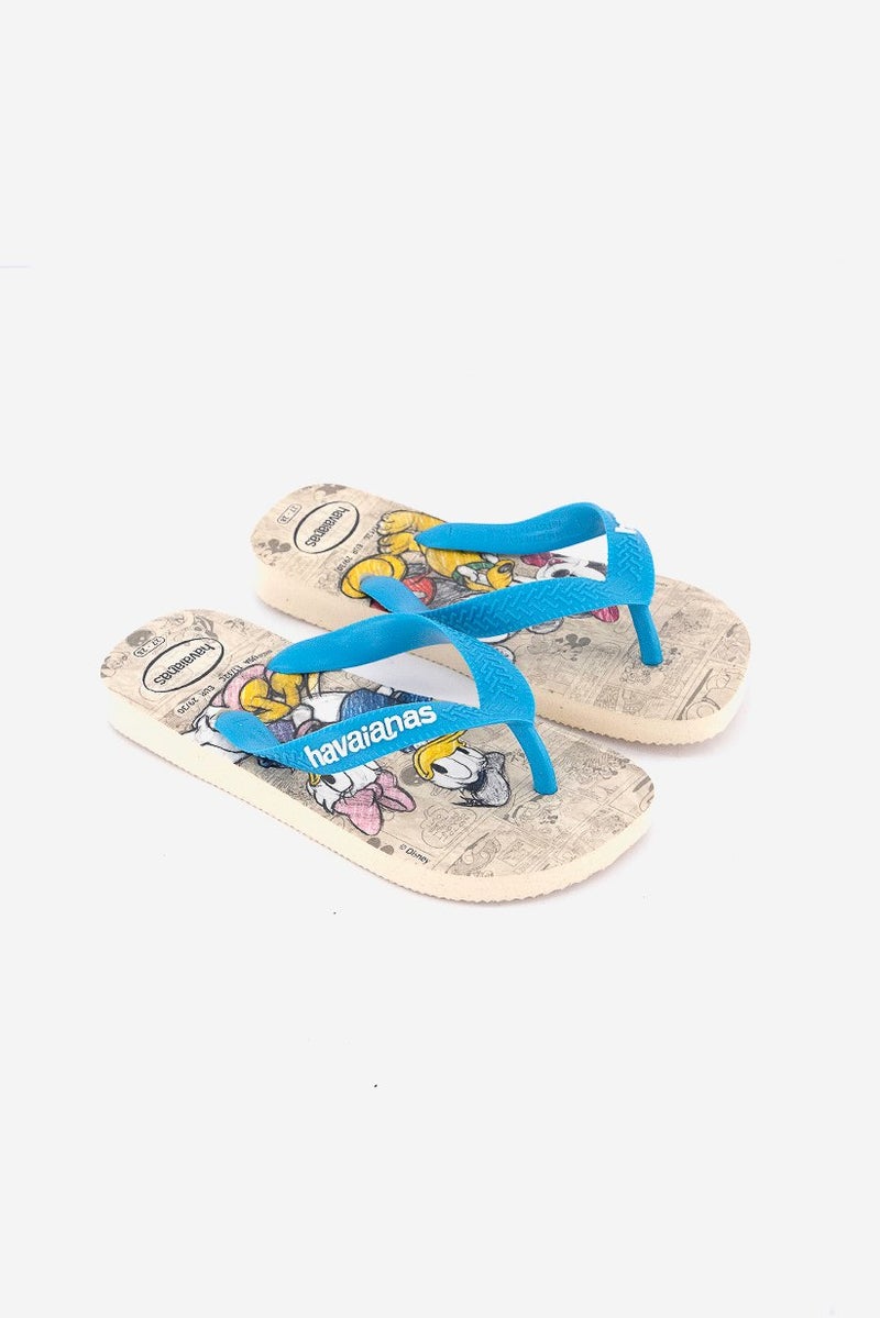 havaianas Kids Girls Disney Stylish Footwear, Multicolor - Image 1