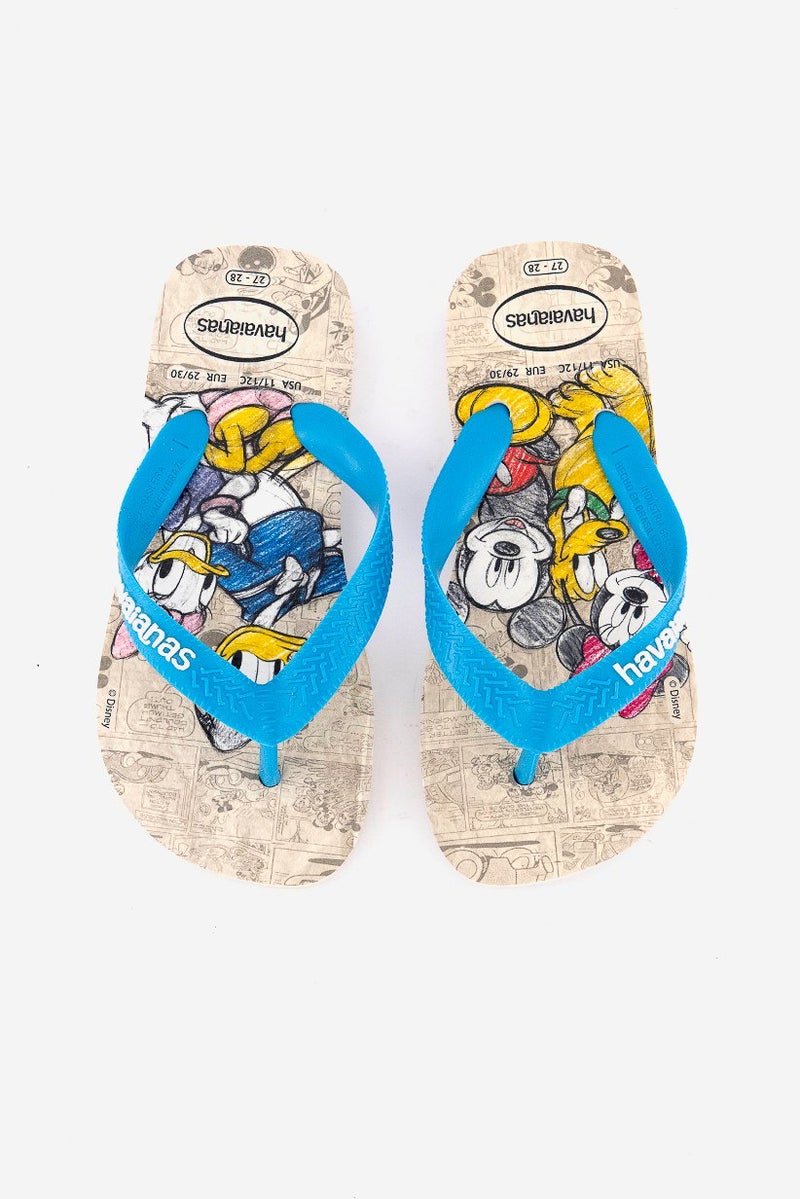 havaianas Kids Girls Disney Stylish Footwear, Multicolor - Image 2