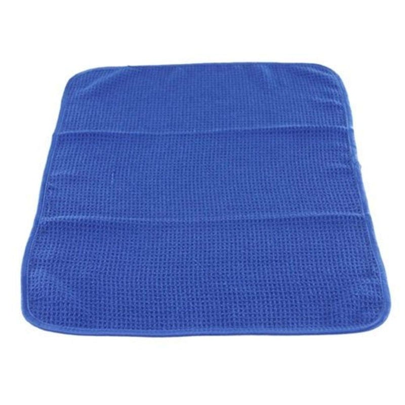 Chemical Guys Waffle Weave Towel for Home  Auto Glass Windows Mirrors  More Blue 24 x 16 inches