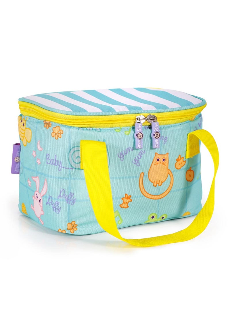 Milk & Moo Kids Lunch Bag, Insulated Lunch Bag For Kids, Lightweight, Cute Cooler Thermal Bag For Toddler Boys and Girls, Suitable For Pre-School, Kindergarten, Elementary Grade  - Image 1