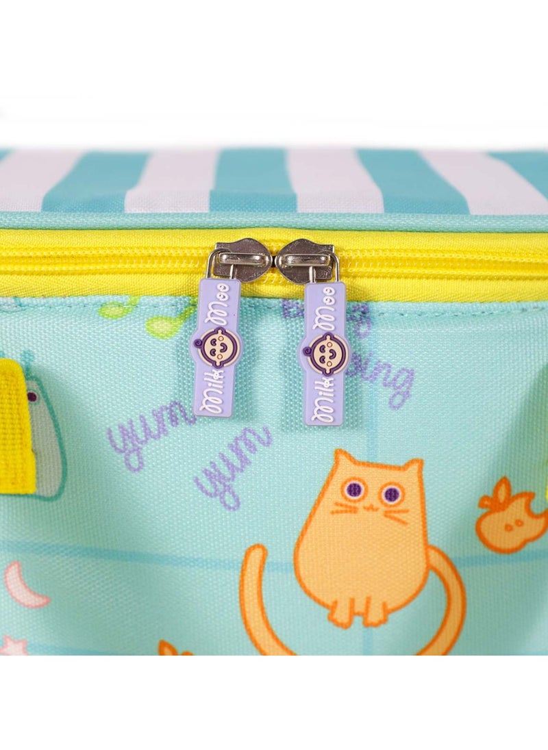 Milk & Moo Kids Lunch Bag, Insulated Lunch Bag For Kids, Lightweight, Cute Cooler Thermal Bag For Toddler Boys and Girls, Suitable For Pre-School, Kindergarten, Elementary Grade  - Image 5
