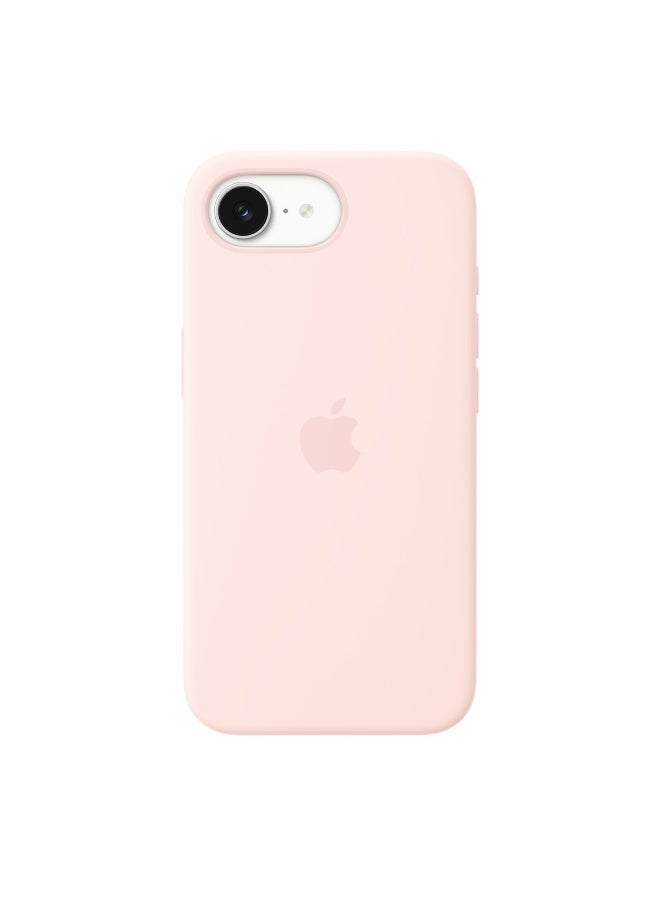 TEAM LUXURY iPhone 16E/17E Silicone Case with MagSafe(Soft Pink) - Image 2