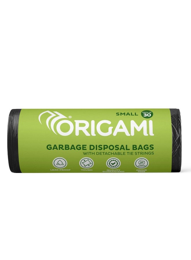 Origami Biodegradable Garbage Bags for Dustbin - Small 17 x 19 Inches | 30 bags per Roll (Pack of 3, Black) - Image 2