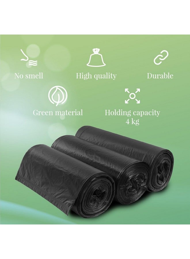 Origami Biodegradable Garbage Bags for Dustbin - Small 17 x 19 Inches | 30 bags per Roll (Pack of 3, Black) - Image 5