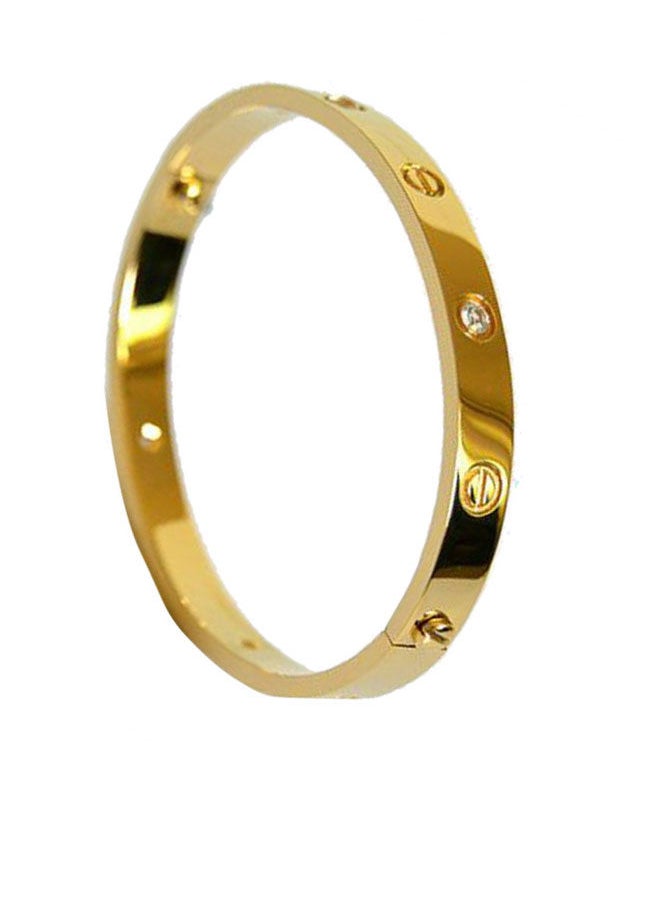 NIBEMINENT - Yellow Gold Bangle - Image 1