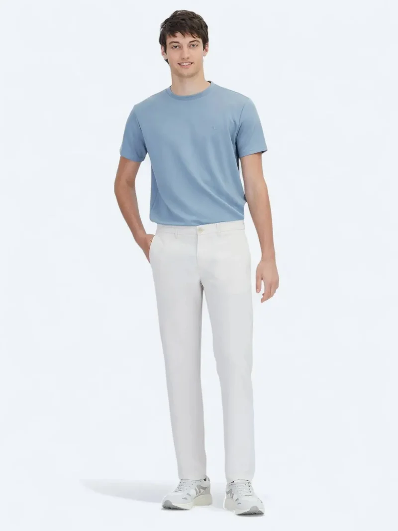 Kip Mink Weaving Slim Fit Casual Trousers