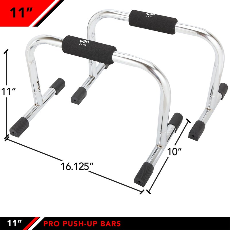 JFIT Tall Pro Push Up Bar Stand, 11-Inch - Image 2