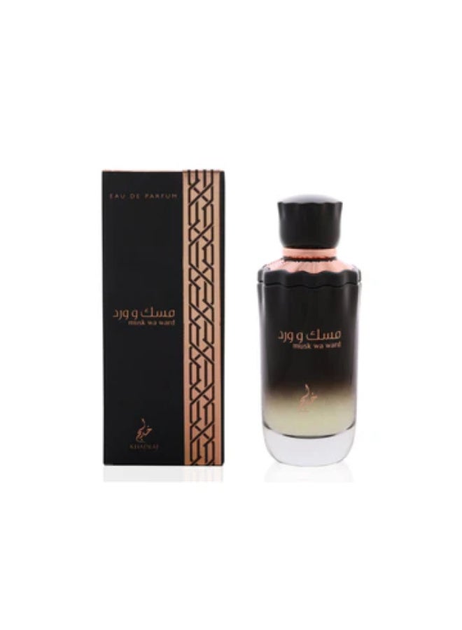 خدلج مسك وورد عطر بخاخ للنساء 100 مل - Image 1