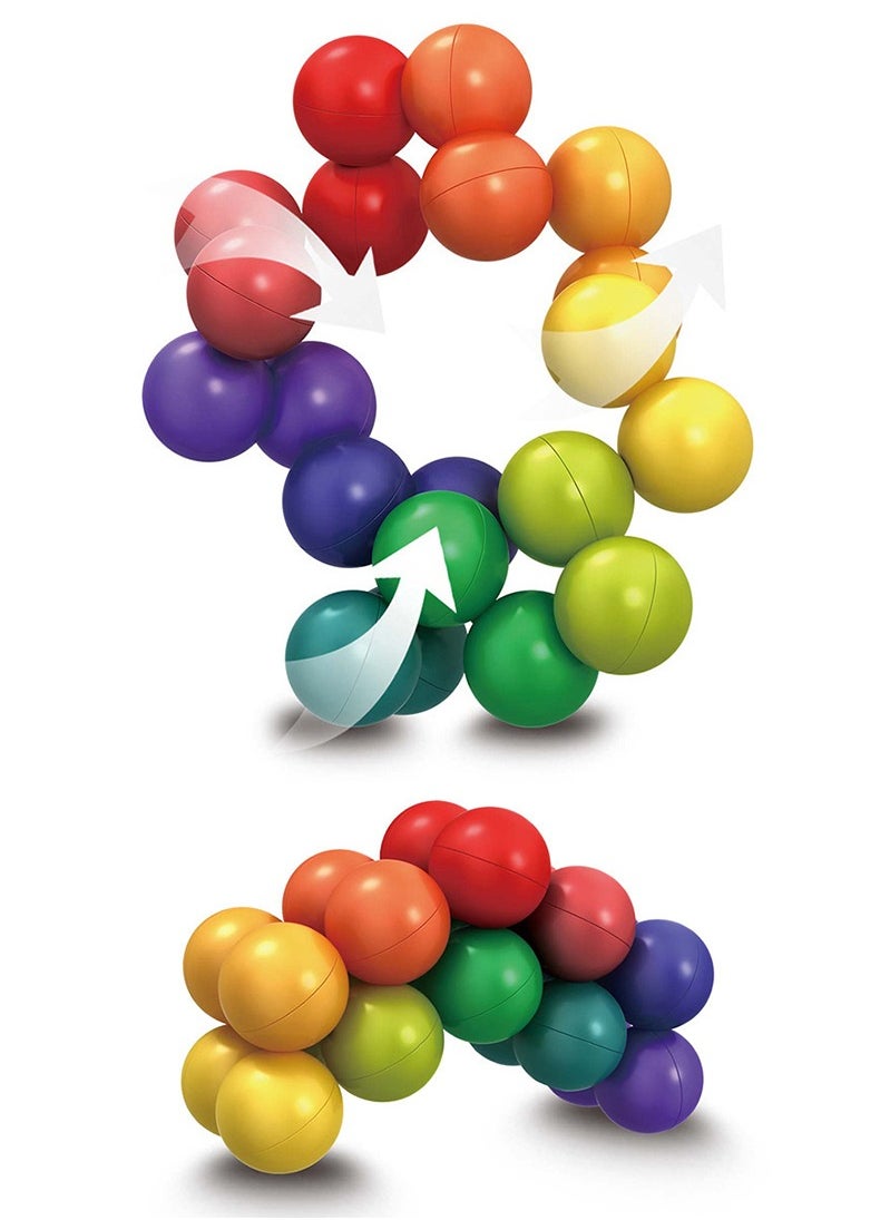 Vermaney Toddler Educational Toys 3D Deformation Balls Educational Creative Toddler Toys Gift for 3-12 Years Old Boys And Girls  - Image 2