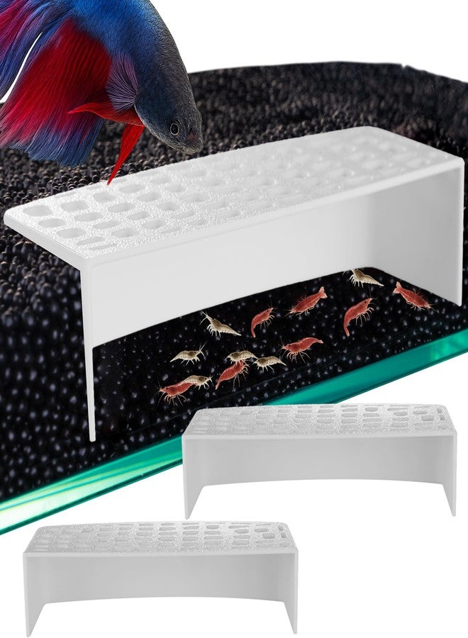 HERPDEN 2Pcs Shrimp Hide Cave, Aquarium Shelter, Shrimp Tank Accessories, Fish Tank Decorations (White) - Image 1