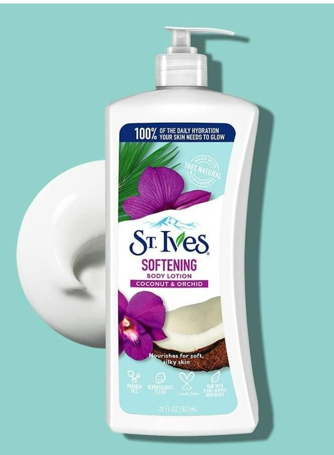 ST. Ives Softening Coconut And Orchid Body Lotion 621 ML - Image 2