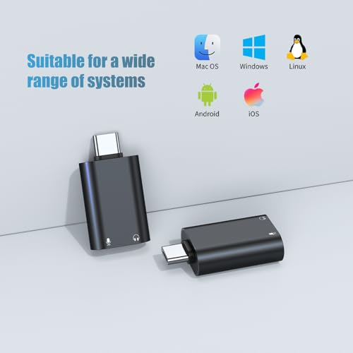 Pastall USB C to 3.5mm Audio Adapter - Type C to Aux Adapter for PS4/PS5/Headphones/Mac/Linux/Laptops/Desktop/Docking Stations - Image 5