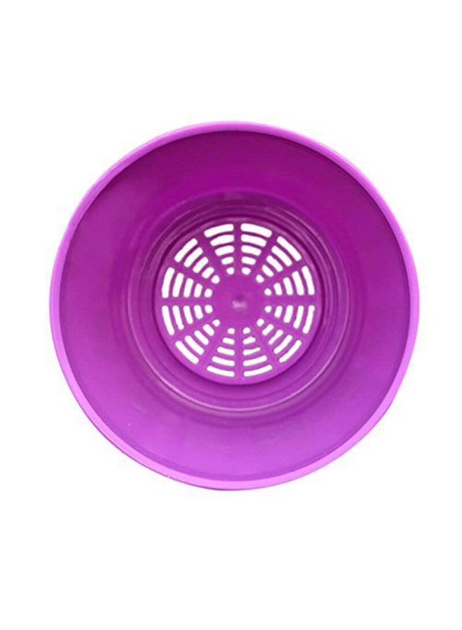 KINGLAKE 8 Pcs 4'' Plastic Plant Flower Seedlings Nursery Pot/Pots Planter Colorful Flower Plant Container Seed Starting Pots with Pallet,8 Colors - Image 5