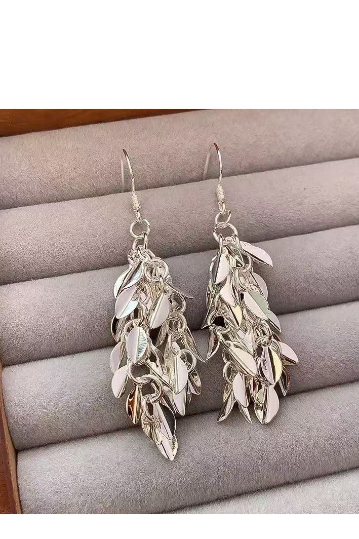 LOVET Butterfly pearl tassel earrings - trendy, niche, fashionable, versatile ear accessories for women - Image 1