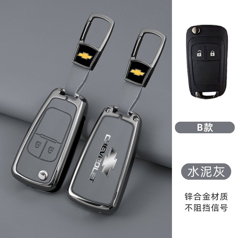 Chevrolet Zinc Alloy Remote Key Case Cover for Chevrolet (Cavalier, Cruze, Sail, Equinox, Orlando, Trax) - Image 1