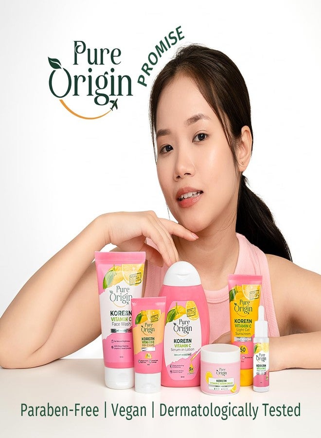 Pure Origin Korean Vitamin C Bright Boosting Face Serum | for Brighter, Glowing and soft skin | For women and men | For all skin type | 30mL - Image 5