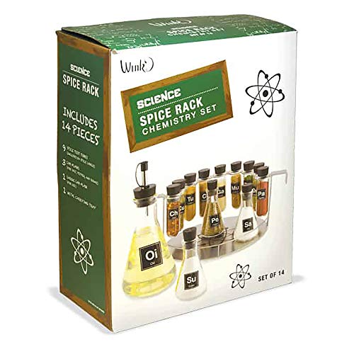 Wink Chemist's Spice Rack, 14 Piece Chemistry Spice Rack Set - Image 5