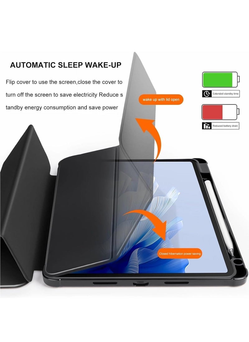 Generic Huawei Matepad Air 11.5-inch 2023 / Matepad  11.5-Inch 2023 Case, [Built-in Pencil Holder] [Auto Wake/sleep]  Intelligent Ultra-thin Tri-fold Bracket Cover, Anti-drop  - Image 2