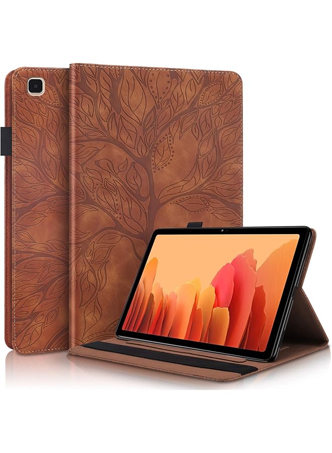 erorex Case For Galaxy Tab A7 10.4" 2020 Folio Flip Pu Leather Cover Case Galaxy Tab A7 Pen Holder Standing Wallet Protective Tablet Case Samsung Galaxy Tab A7 T500 T505 T507 Brown - Image 1